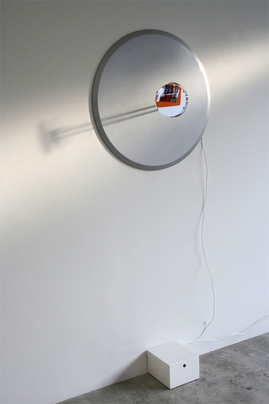 Paulette Phillips Egoist/Lover, motorized mirror, 2008